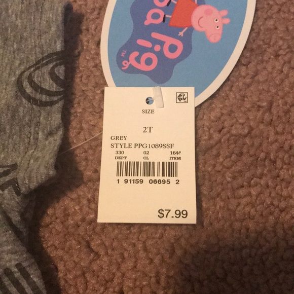 Brand new toddler girls Peppa Pig t-shirt size 2T. - Picture 4 of 4